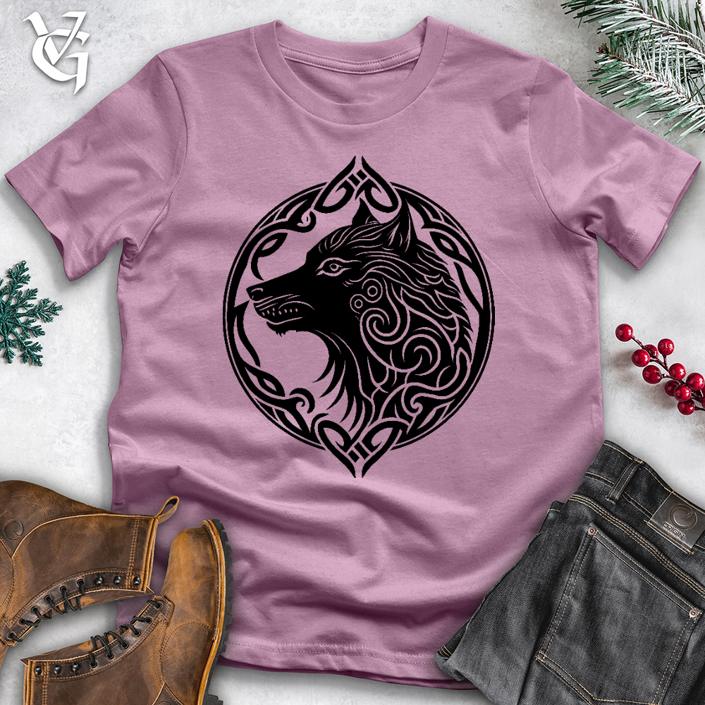 Viking Goods Wolf Watcher Cotton Tee Orchid / L