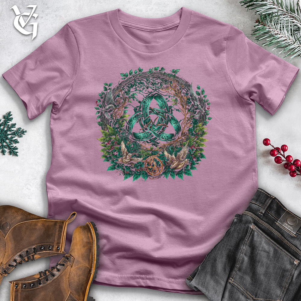 Viking Goods Wreath Cotton Tee Orchid / L