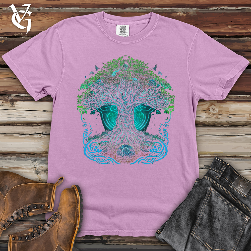 Viking Goods Yggdrasil Spirit Heavy Cotton Comfort Colors Tee Orchid / L