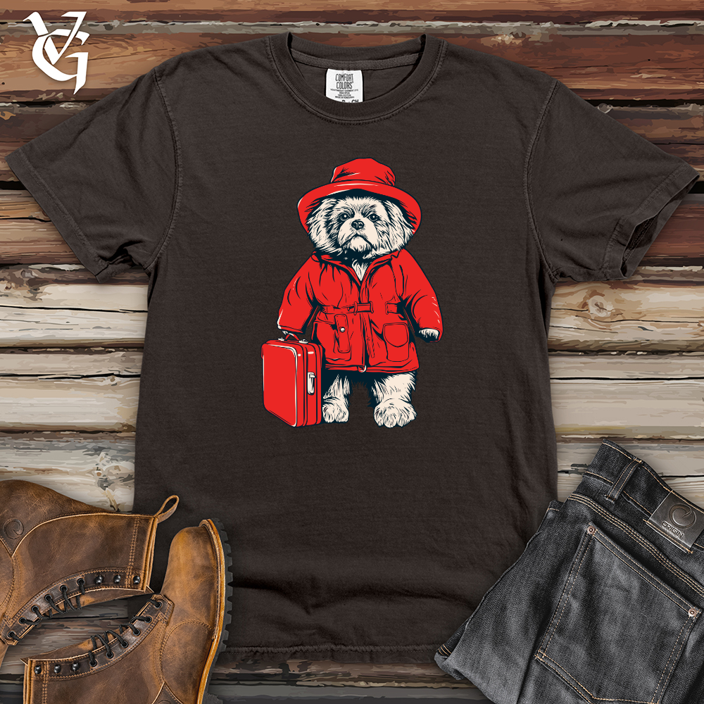 Viking Goods Adventure Bound Pup Heavy Cotton Comfort Colors Tee Pepper / L