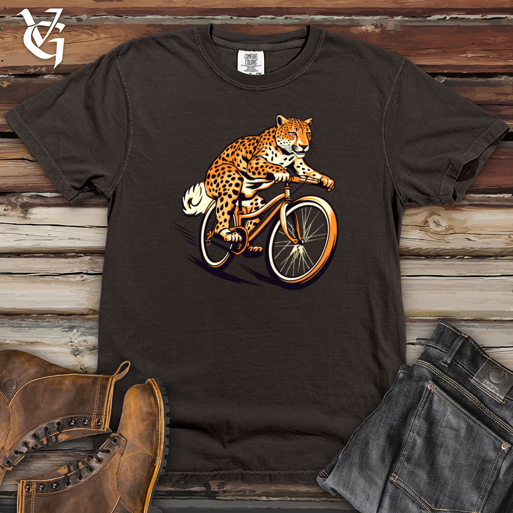 Viking Goods Agile Cheetah Cyclist Heavy Cotton Comfort Colors Tee Pepper / L