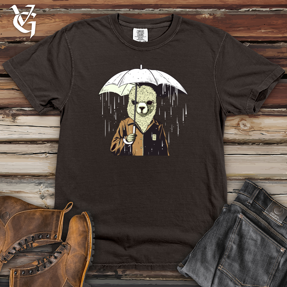 Viking Goods Alpaca Rainy Day Mountain Shelter Heavy Cotton Comfort Colors Tee Pepper / L