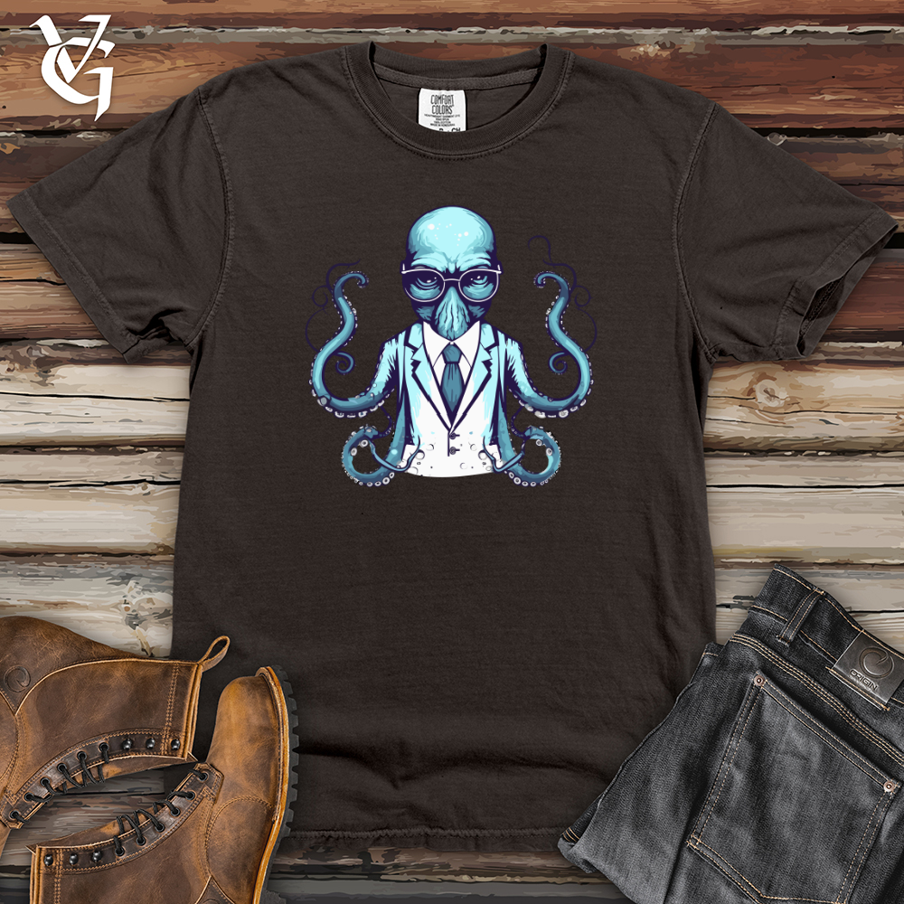 Viking Goods Analytical Octopus Heavy Cotton Comfort Colors Tee Pepper / L