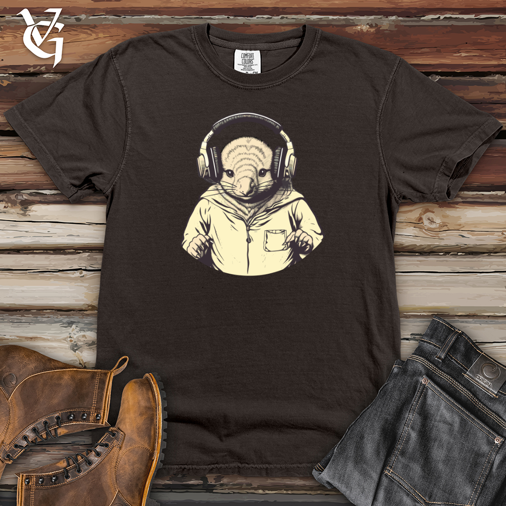 Viking Goods Armadillo Headphone Beat Vibes Heavy Cotton Comfort Colors Tee Pepper / L