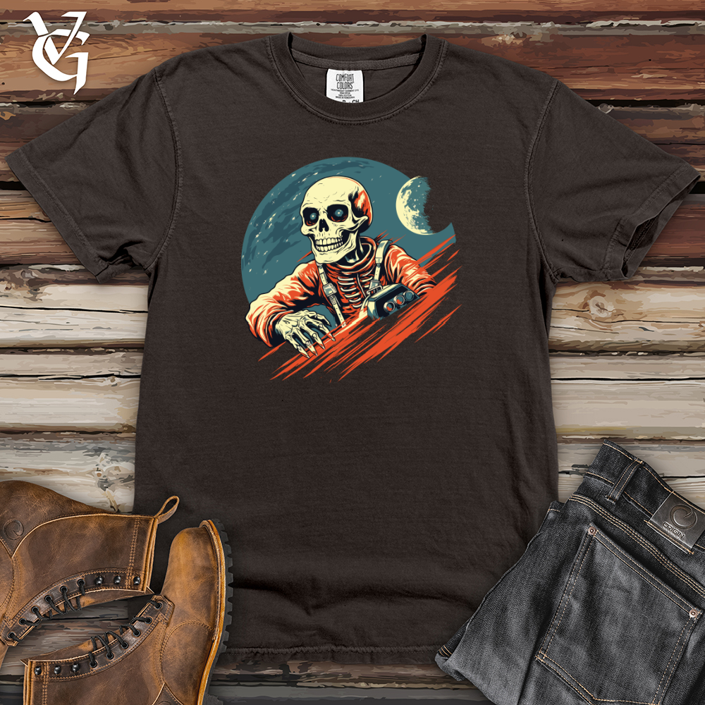 Viking Goods Astro Skeleton Aviator Heavy Cotton Comfort Colors Tee Pepper / L