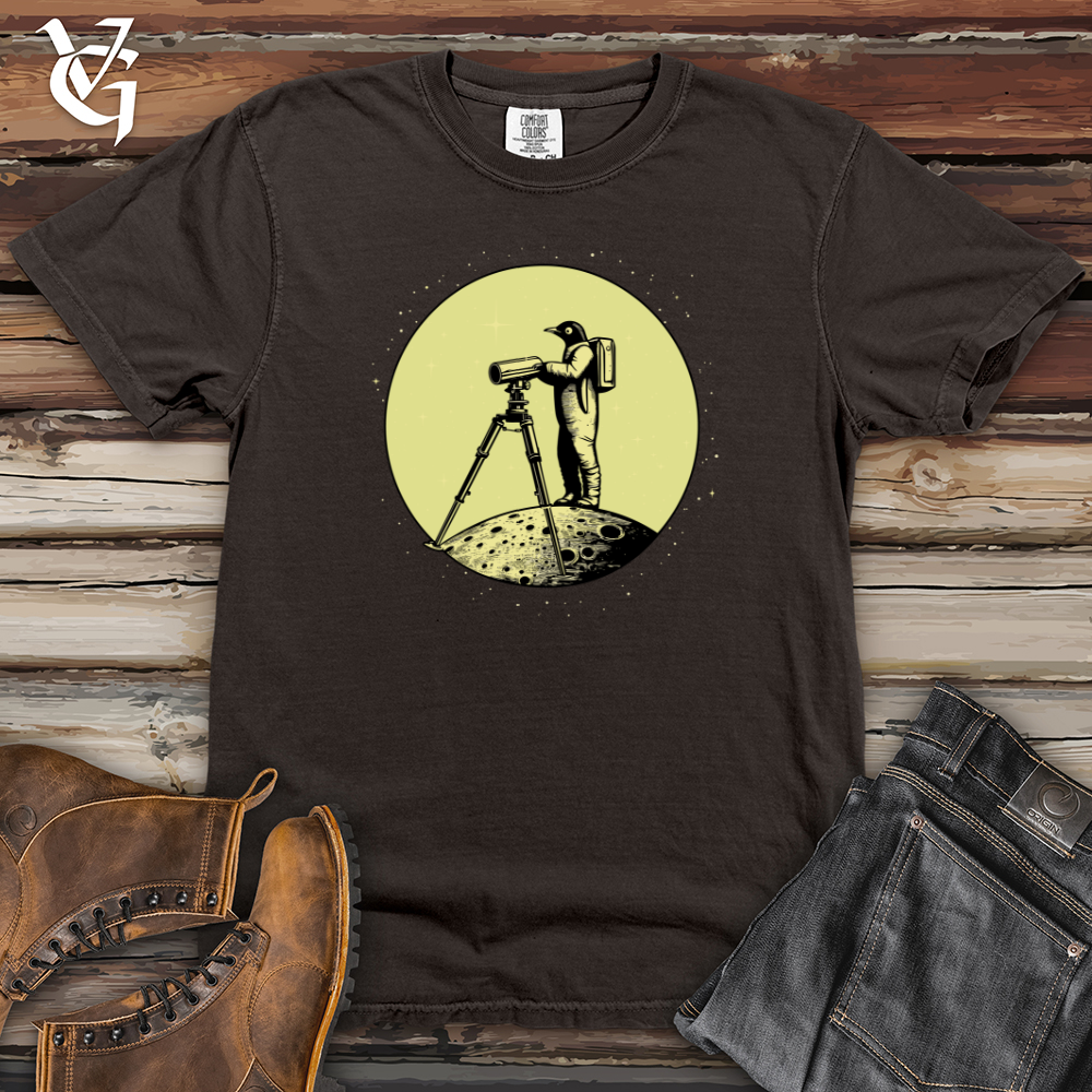 Viking Goods Astronaut Penguin Heavy Cotton Comfort Colors Tee Pepper / L