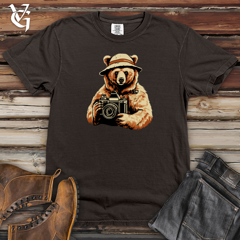 Viking Goods Bear Capturing Moments Clicks Heavy Cotton Comfort Colors Tee Pepper / L
