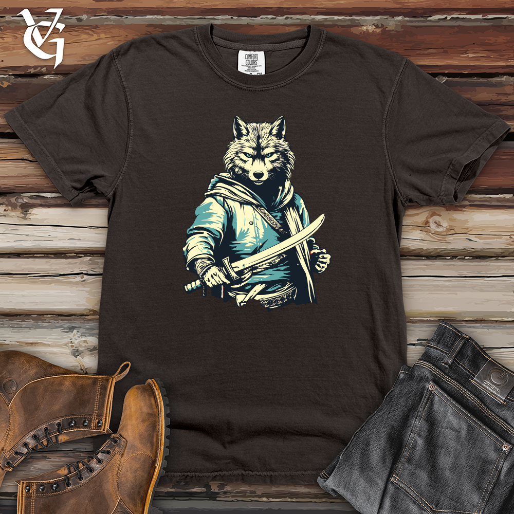 Viking Goods Blade Wielding Howler Heavy Cotton Comfort Colors Tee Pepper / L