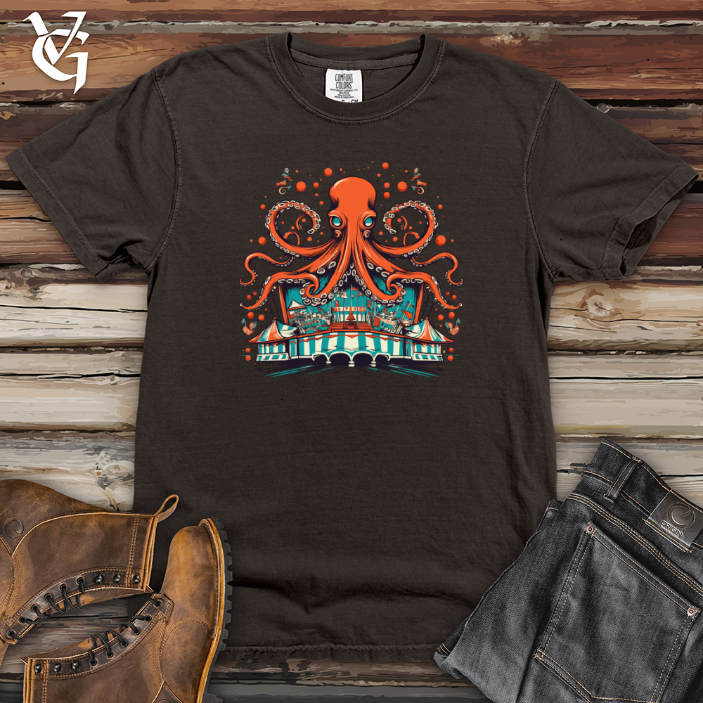 Viking Goods Carousel Cephalopod Heavy Cotton Comfort Colors Tee Pepper / L