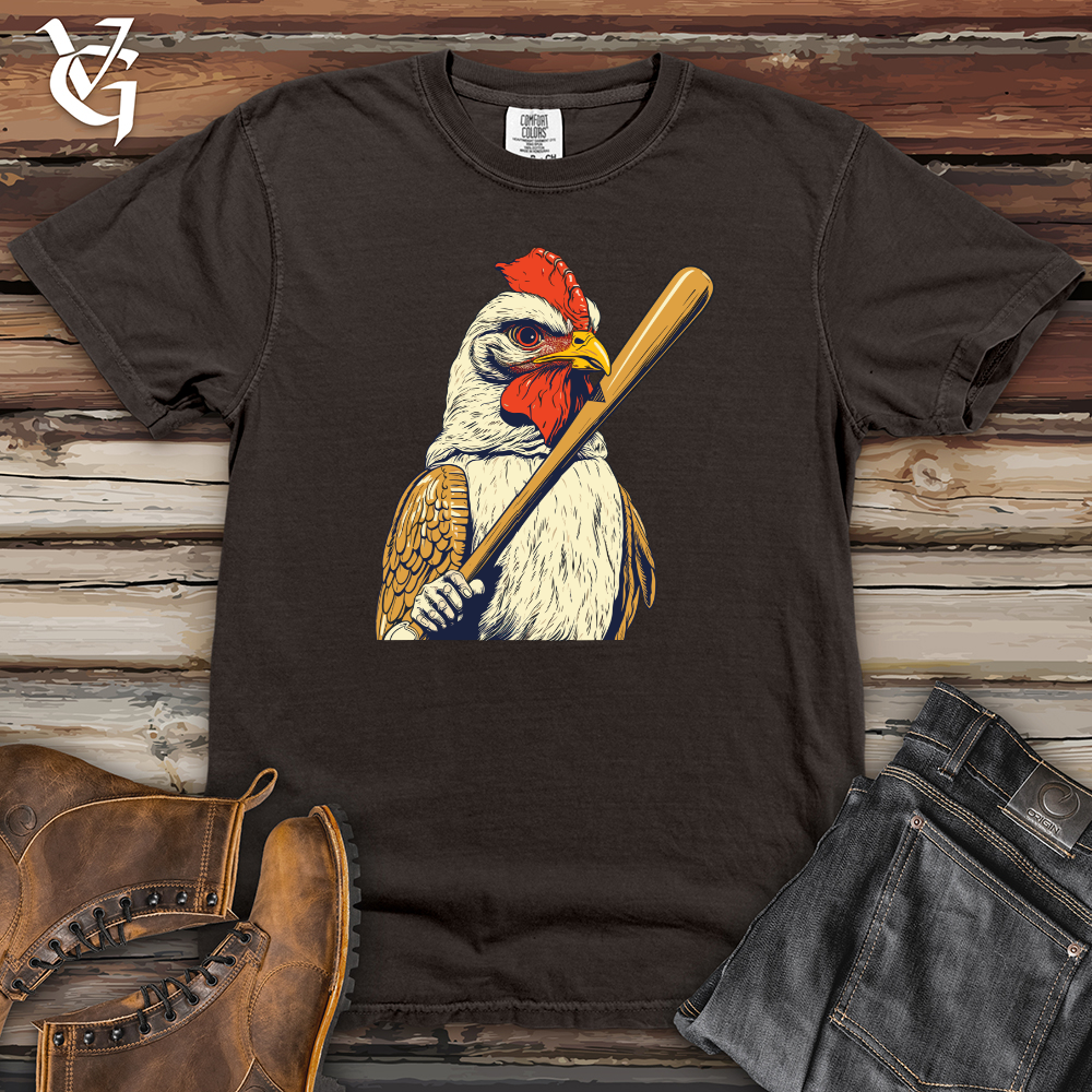 Viking Goods Chicken Swing Baseball Heavy Cotton Comfort Colors Tee Pepper / L