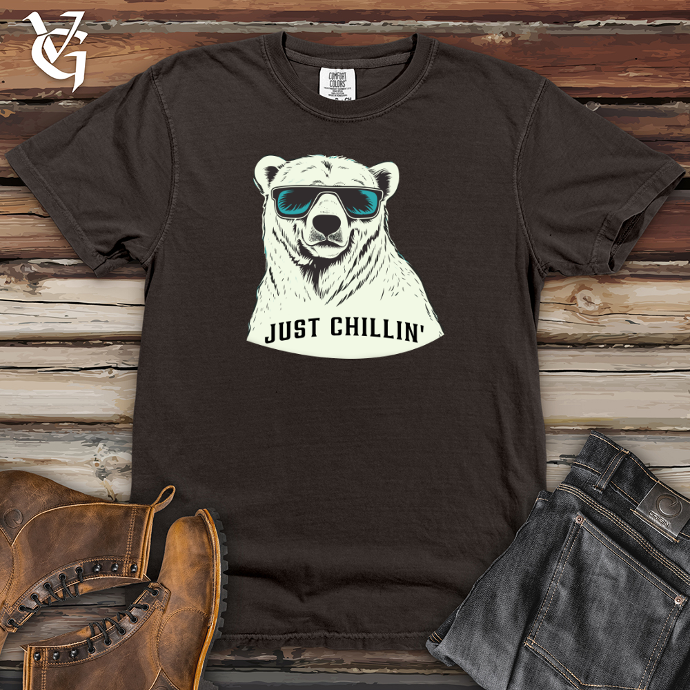 Viking Goods Chill Bear Heavy Cotton Comfort Colors Tee Pepper / L