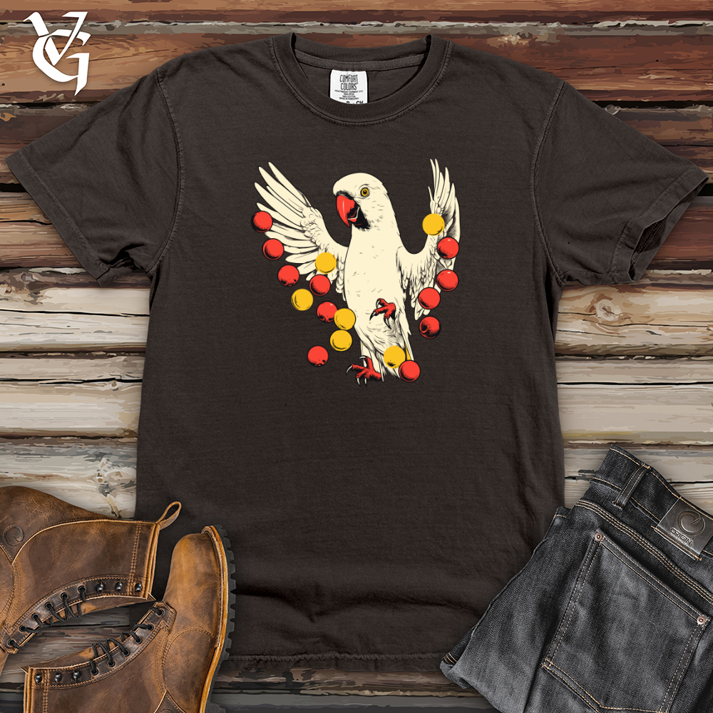 Viking Goods Cockatoo Circus Juggler Heavy Cotton Comfort Colors Tee Pepper / L