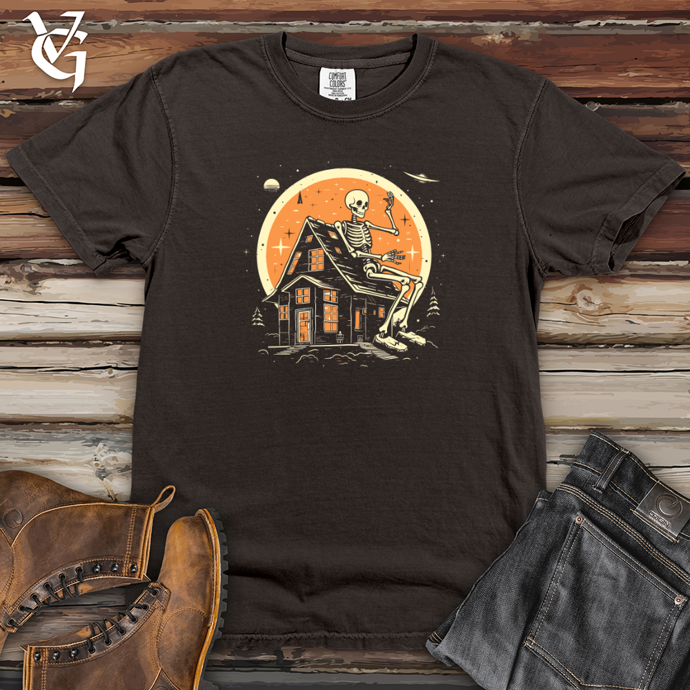 Viking Goods Cosmic Builder Skeleton Heavy Cotton Comfort Colors Tee Pepper / L