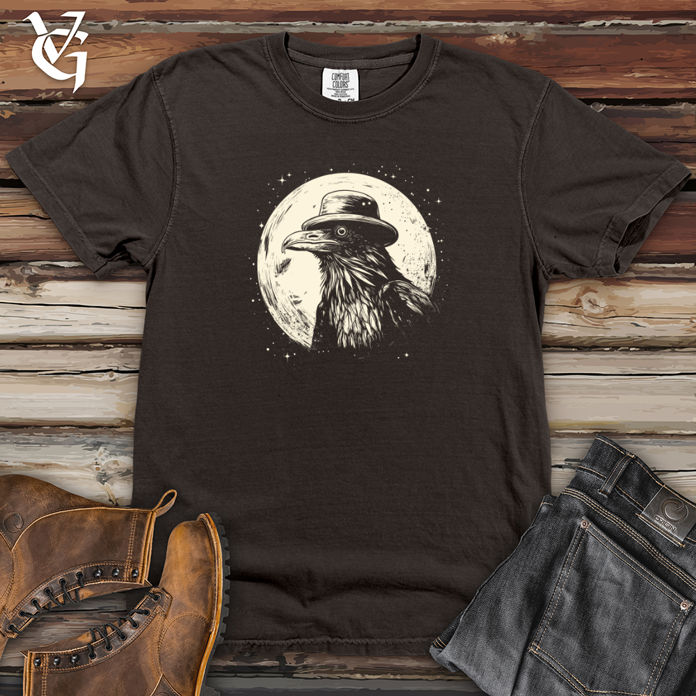 Viking Goods Cosmic Cowboy Raven Heavy Cotton Comfort Colors Tee Pepper / L