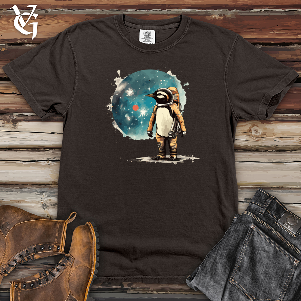 Viking Goods Cosmic Penguin Heavy Cotton Comfort Colors Tee Pepper / L