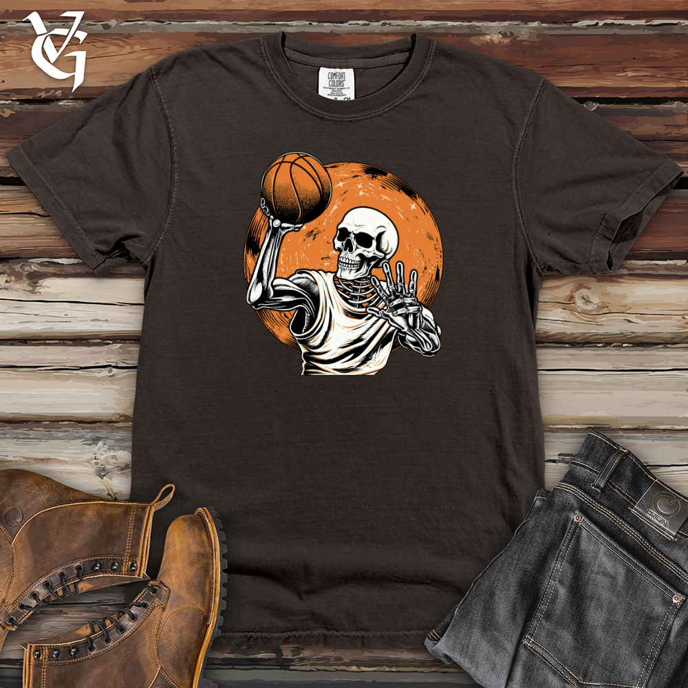 Viking Goods Cosmic Slam Dunk Skeleton Heavy Cotton Comfort Colors Tee Pepper / L