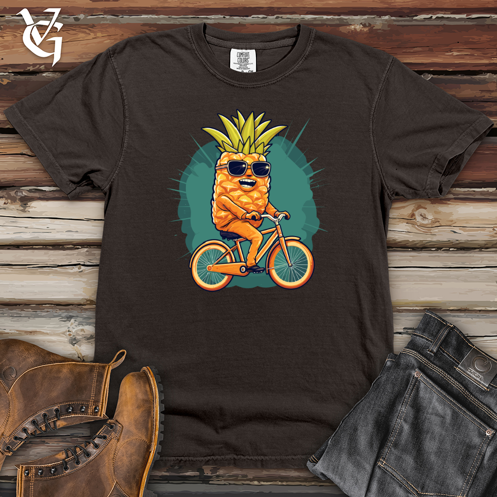 Viking Goods Cycling Pineapple Heavy Cotton Comfort Colors Tee Pepper / L