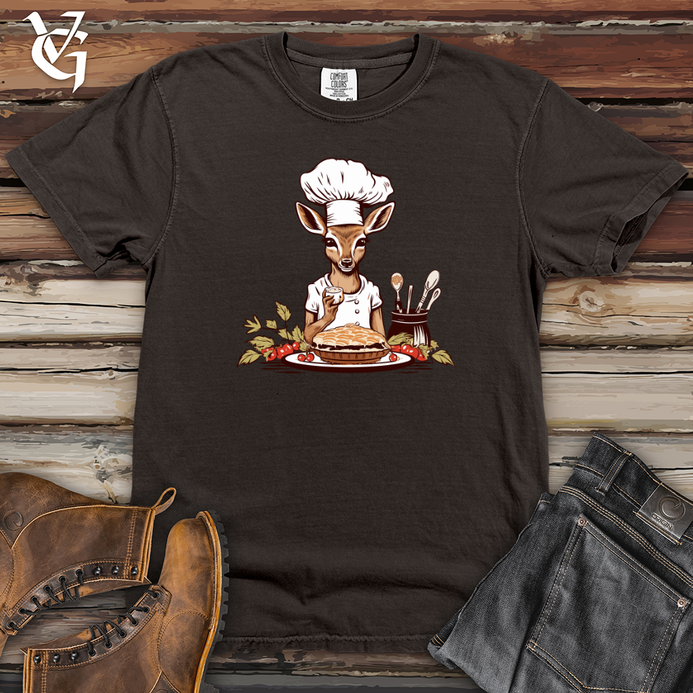 Viking Goods Deer Pastry Chef Heavy Cotton Comfort Colors Tee Pepper / L