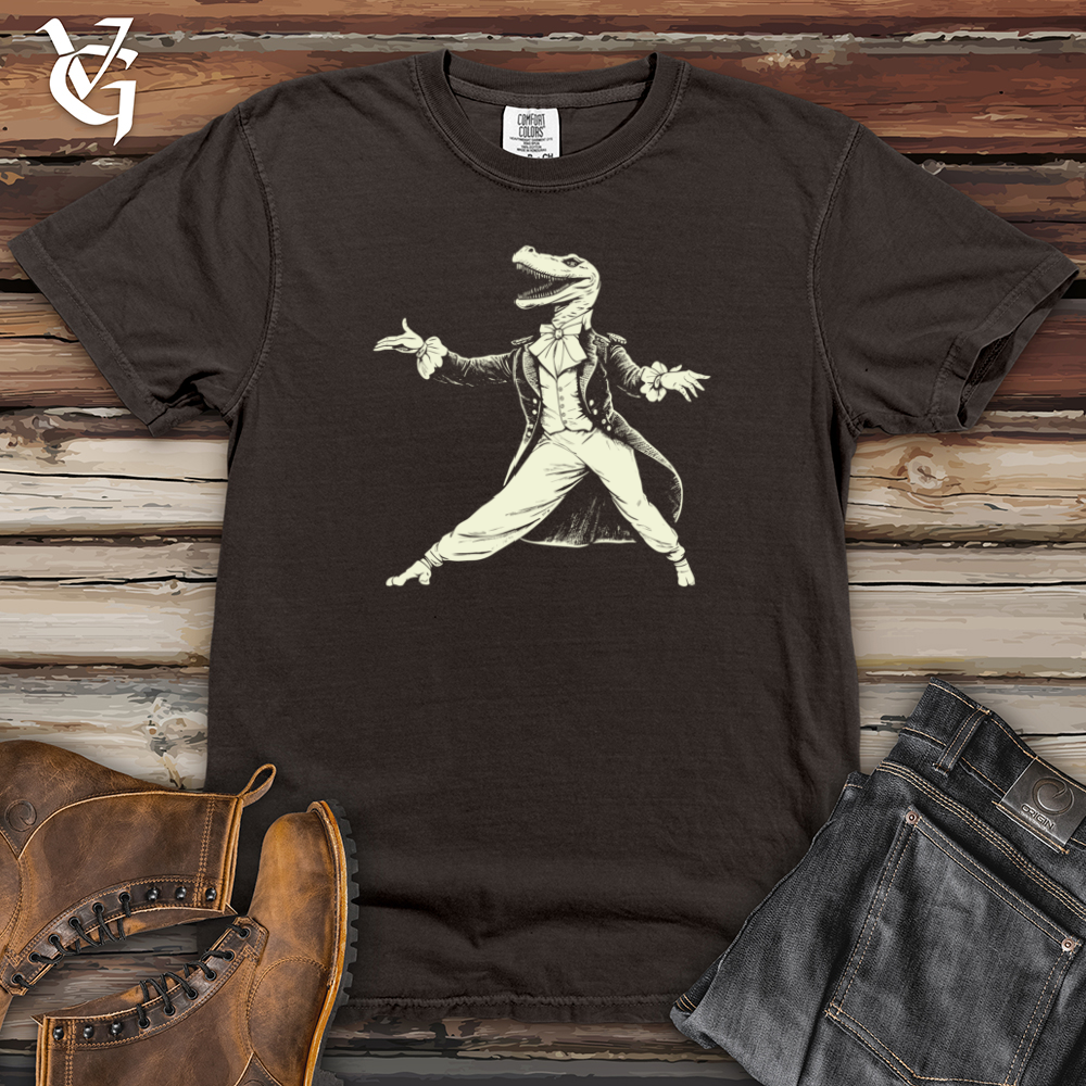 Viking Goods Dinosaur Dapper Dance Heavy Cotton Comfort Colors Tee Pepper / L