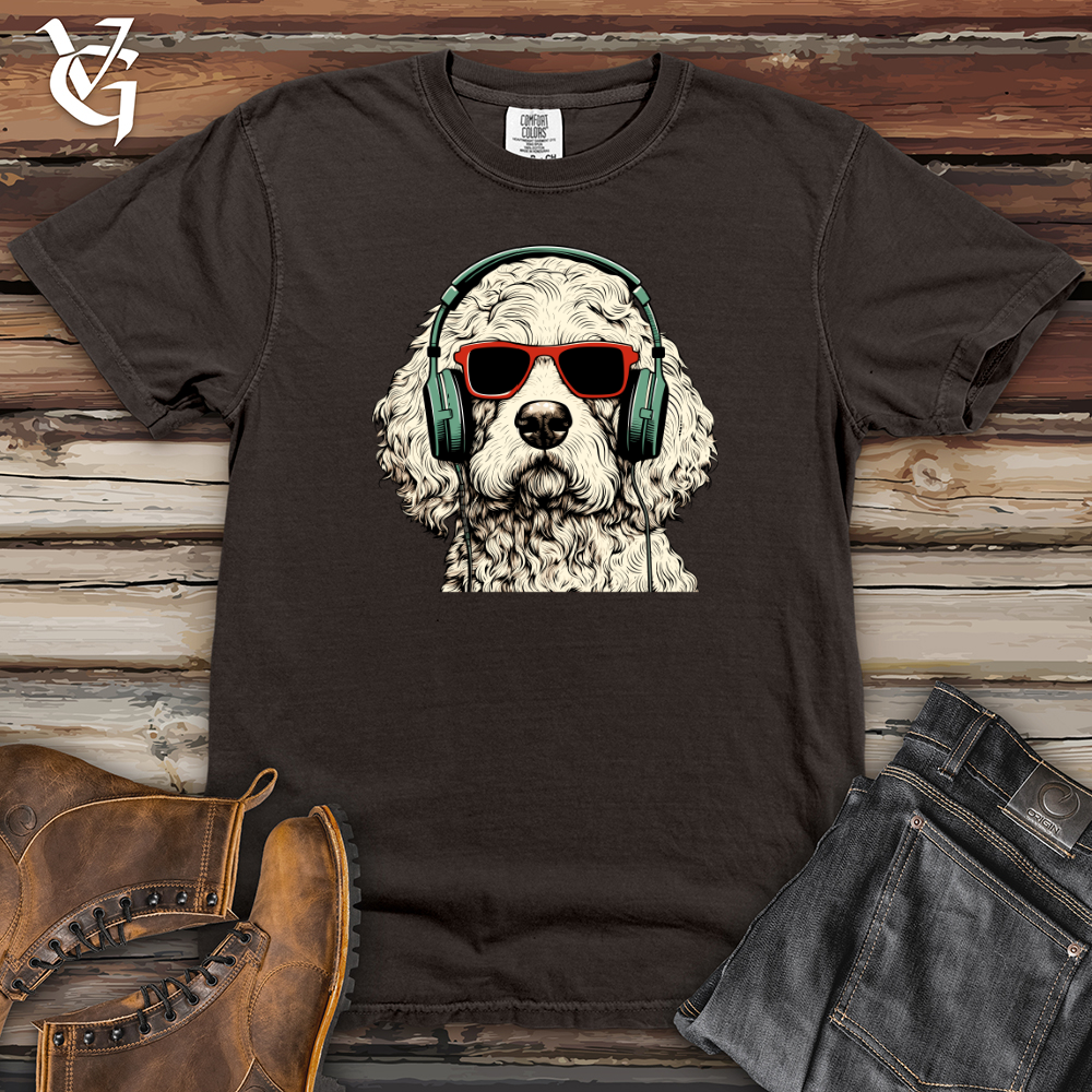 Viking Goods Doodle Dog Soundwave Vibes Heavy Cotton Comfort Colors Tee Pepper / L