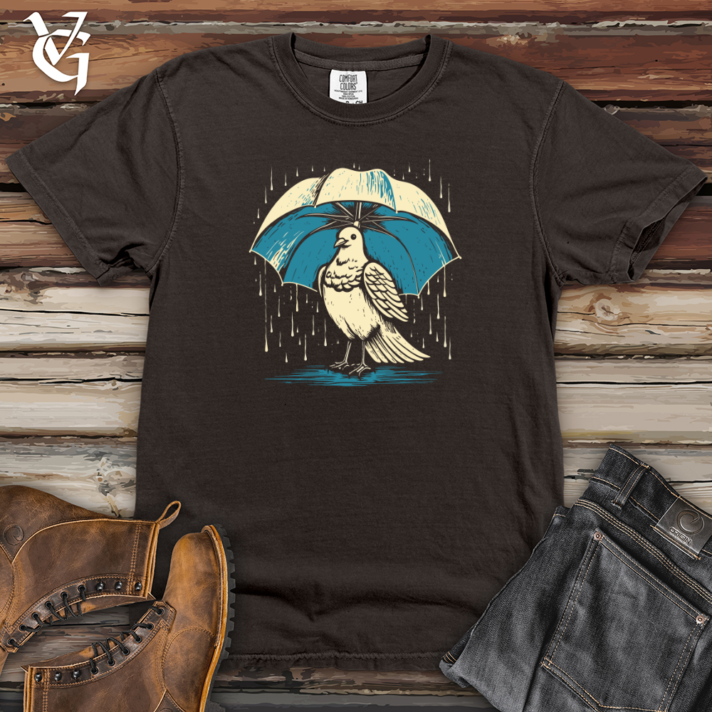 Viking Goods Dove In The Rain Heavy Cotton Comfort Colors Tee Pepper / L