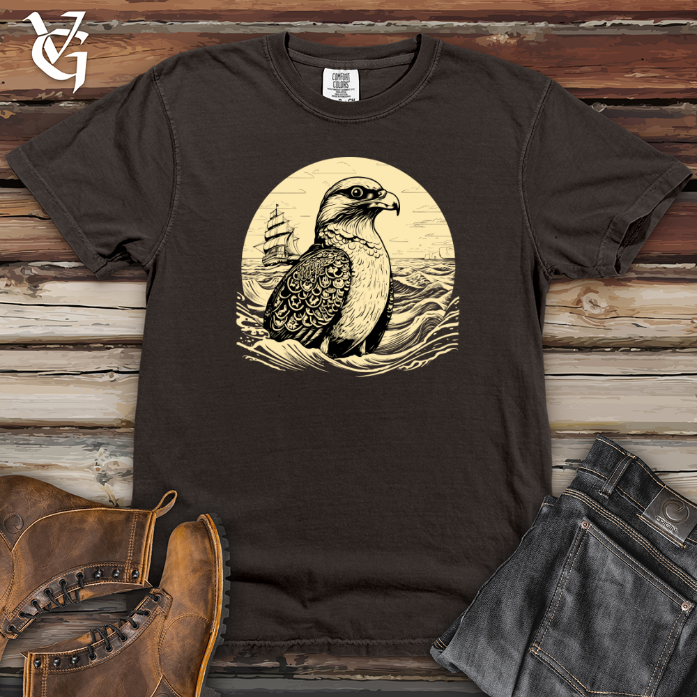 Viking Goods Eagle Nautical Voyage Heavy Cotton Comfort Colors Tee Pepper / L