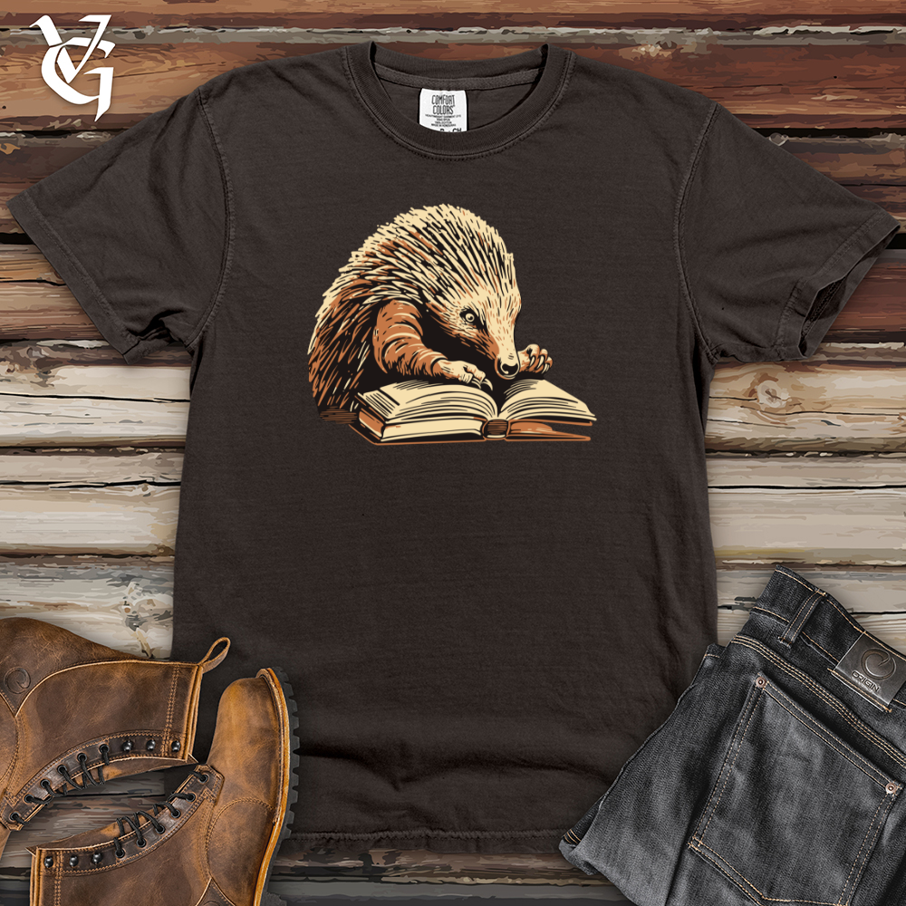 Viking Goods Echidna Book Nook Heavy Cotton Comfort Colors Tee Pepper / L