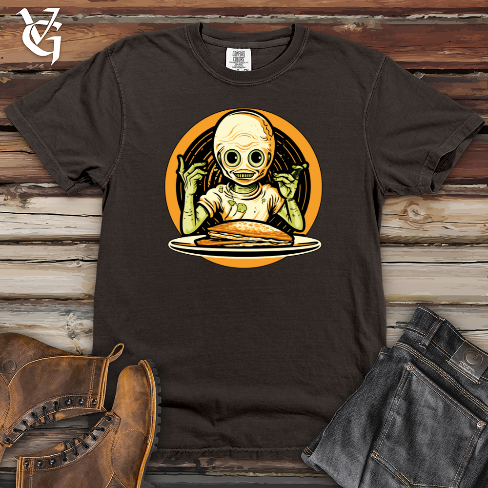 Viking Goods Extraterrestrial Flapjack Delight Heavy Cotton Comfort Colors Tee Pepper / L