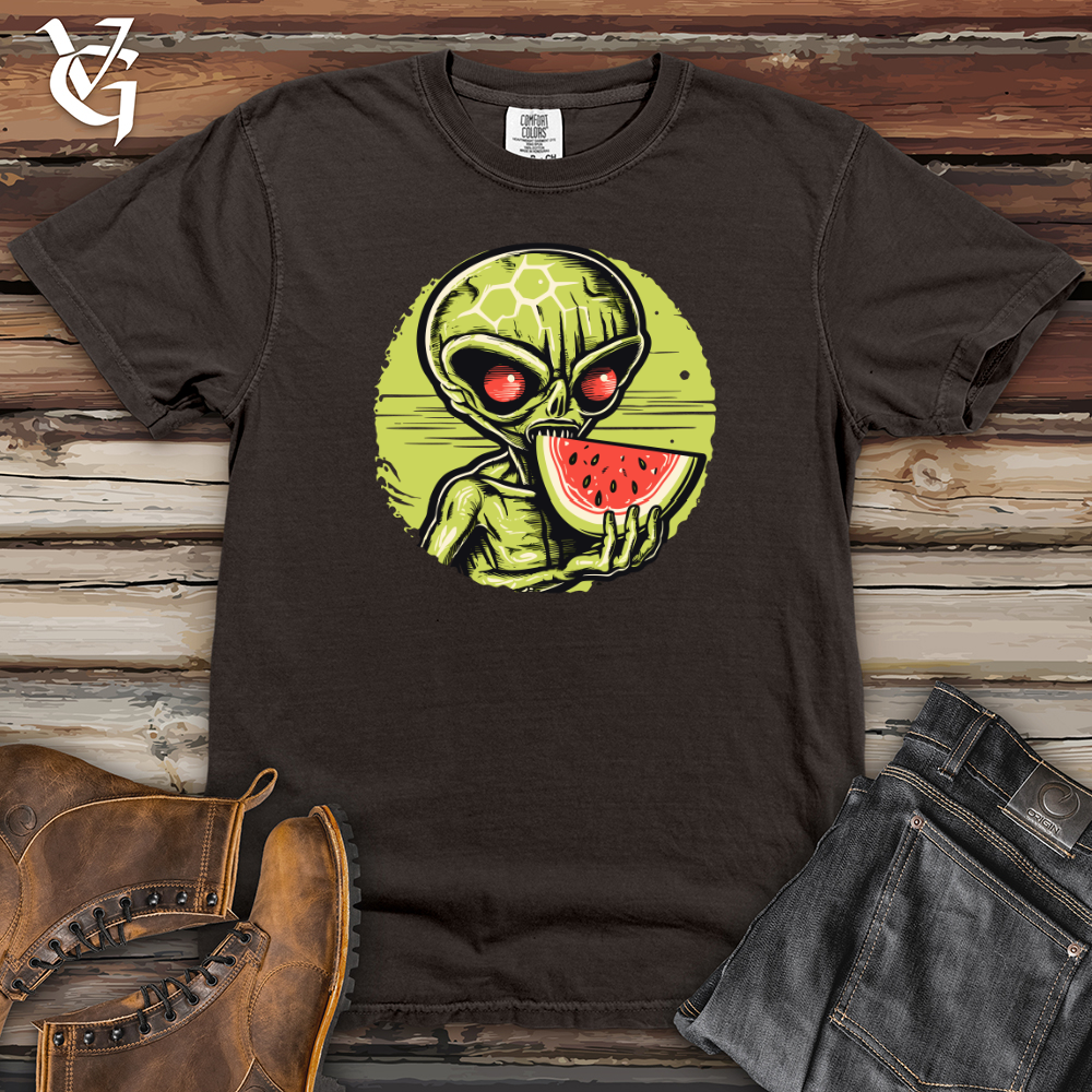 Viking Goods Extraterrestrial Melon Munch Heavy Cotton Comfort Colors Tee Pepper / L
