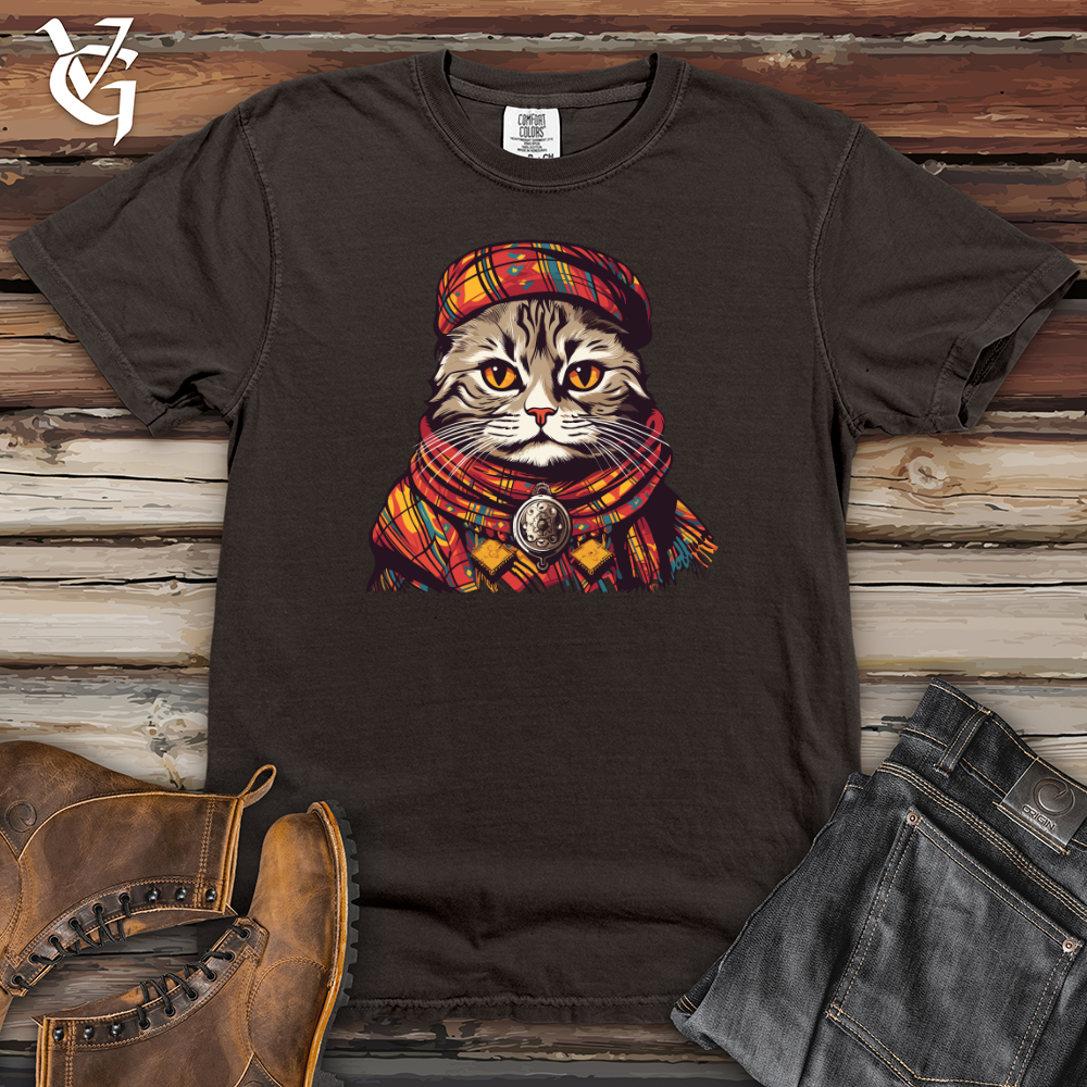 Viking Goods Feline Highland Wanderer Heavy Cotton Comfort Colors Tee Pepper / L