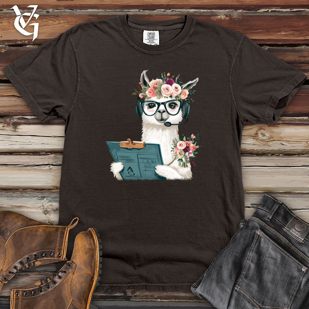 Viking Goods Floral Wedding Director Heavy Cotton Comfort Colors Tee Pepper / L