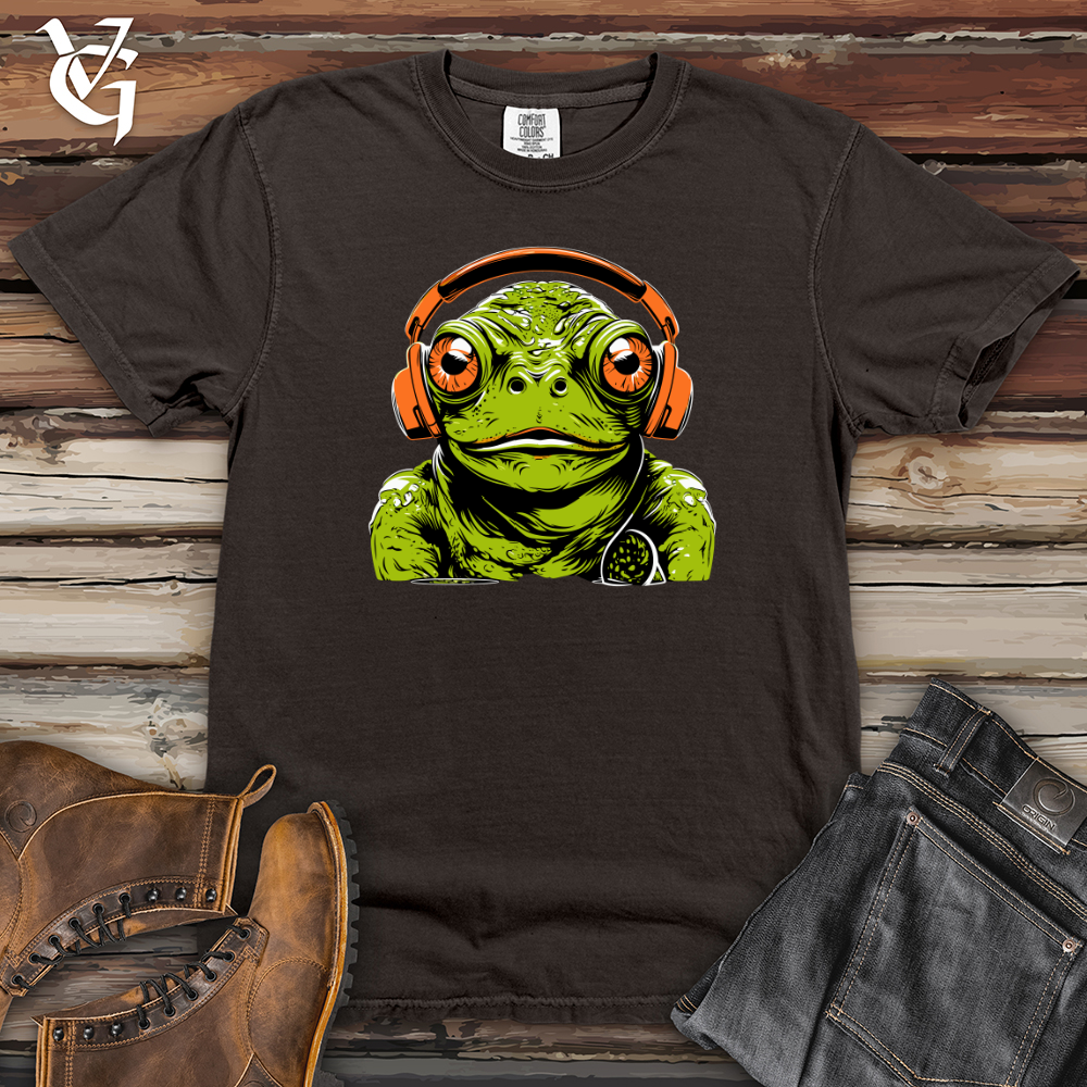 Viking Goods Frog Pond Groove Headphone Hops Heavy Cotton Comfort Colors Tee Pepper / L