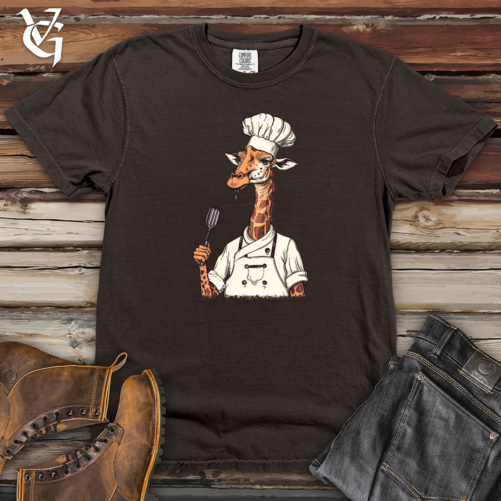 Viking Goods Giraffe Gourmet Chef Heavy Cotton Comfort Colors Tee Pepper / L