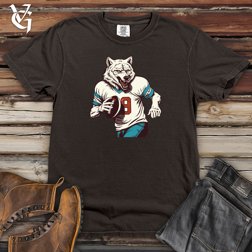 Viking Goods Gridiron Wolf Heavy Cotton Comfort Colors Tee Pepper / L