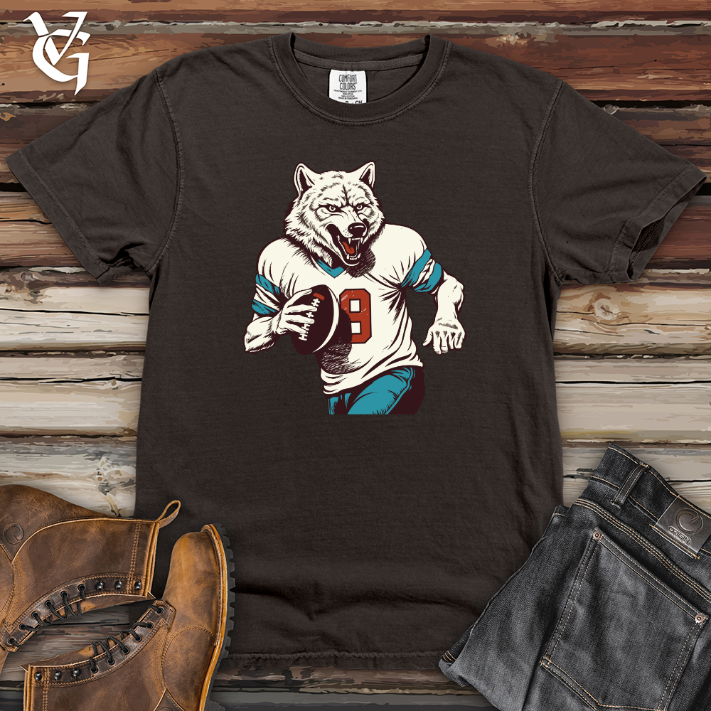 Viking Goods Gridiron Wolf Heavy Cotton Comfort Colors Tee Pepper / L