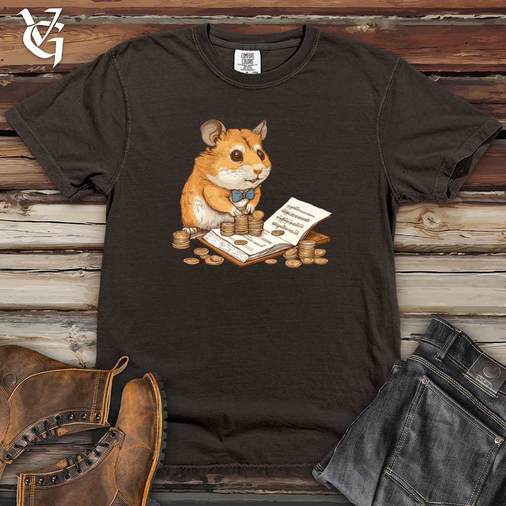 Viking Goods Hamster Finance Manager Heavy Cotton Comfort Colors Tee Pepper / L