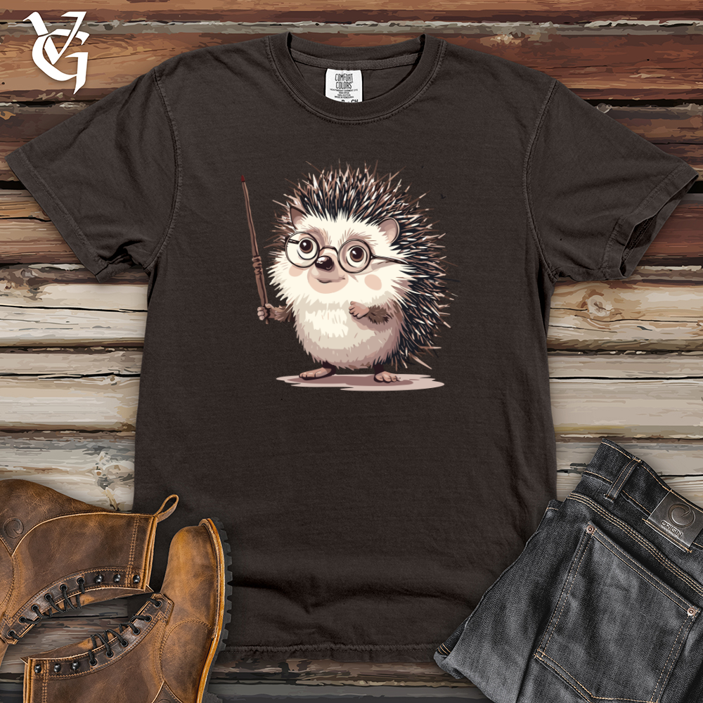 Viking Goods Hedgehog Wizard Whimsy Heavy Cotton Comfort Colors Tee Pepper / L