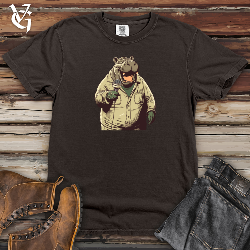 Viking Goods Hippospectacular Comedy Heavy Cotton Comfort Colors Tee Pepper / L