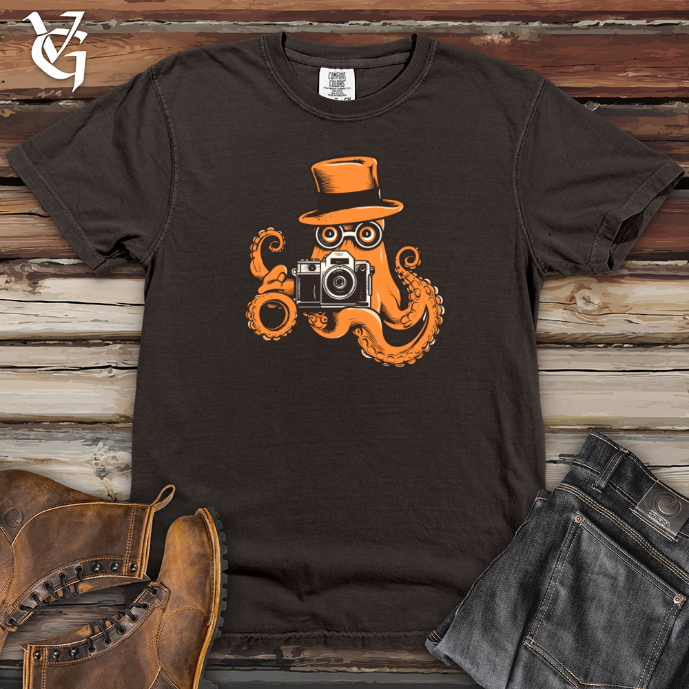 Viking Goods Ink Capture Lens 01 Heavy Cotton Comfort Colors Tee Pepper / L