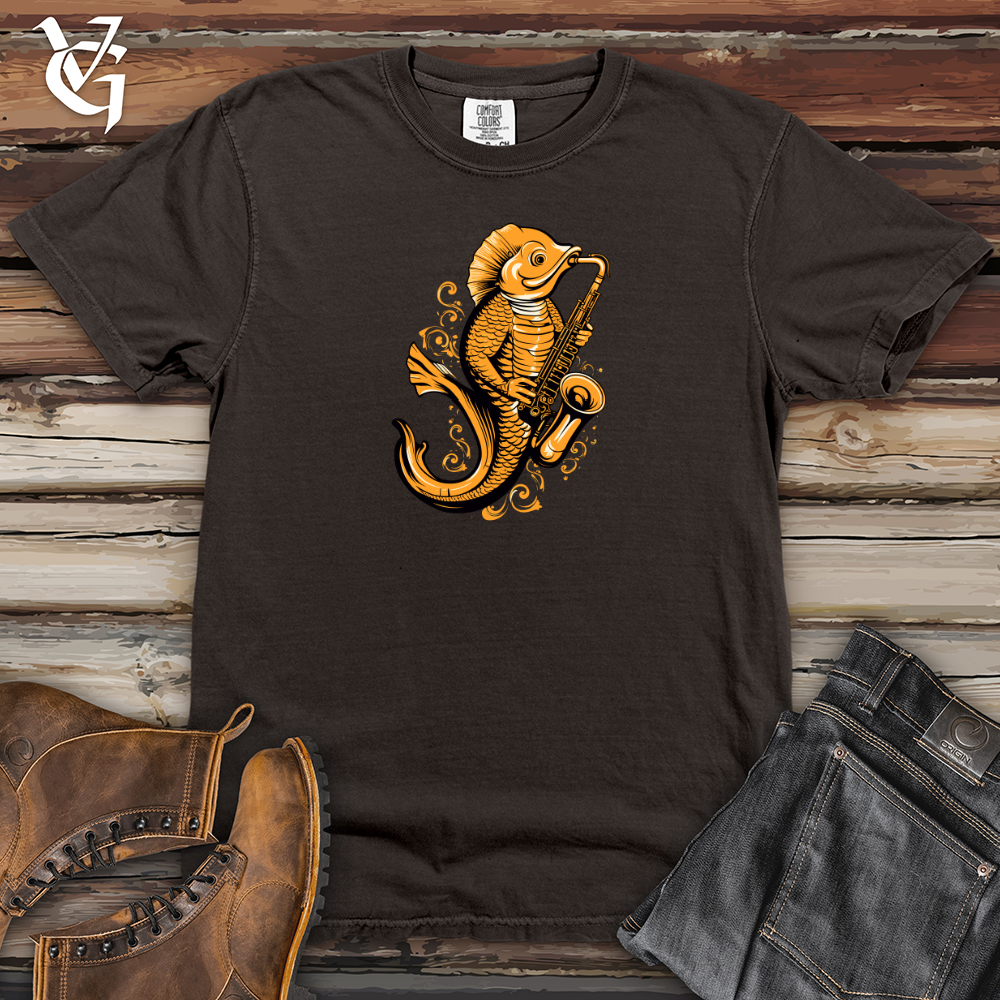 Viking Goods Jazzy Fin Serenade Heavy Cotton Comfort Colors Tee Pepper / L