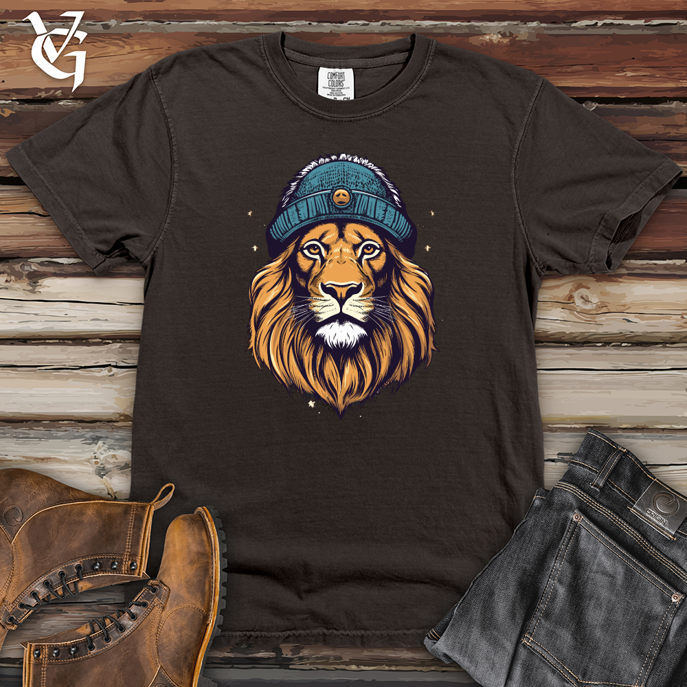 Viking Goods Majestic Mane Heavy Cotton Comfort Colors Tee Pepper / L