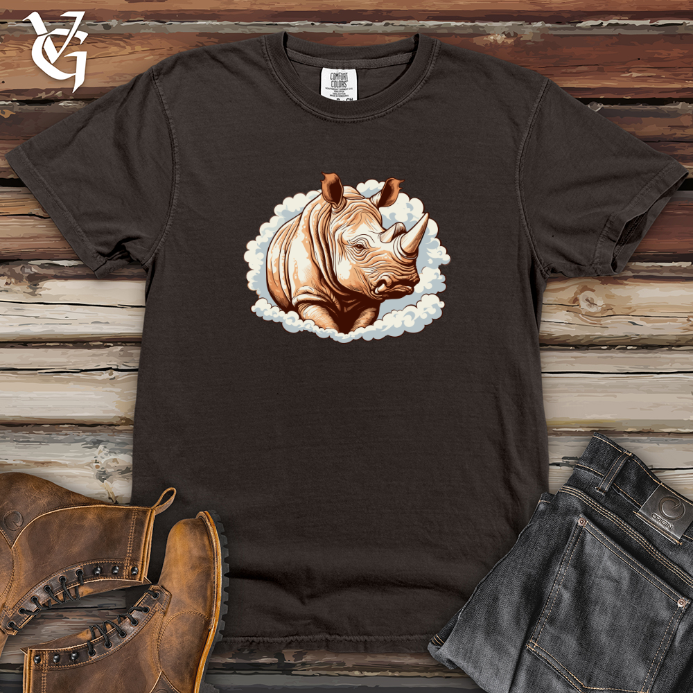 Viking Goods Misty Horned Rhino Heavy Cotton Comfort Colors Tee Pepper / L