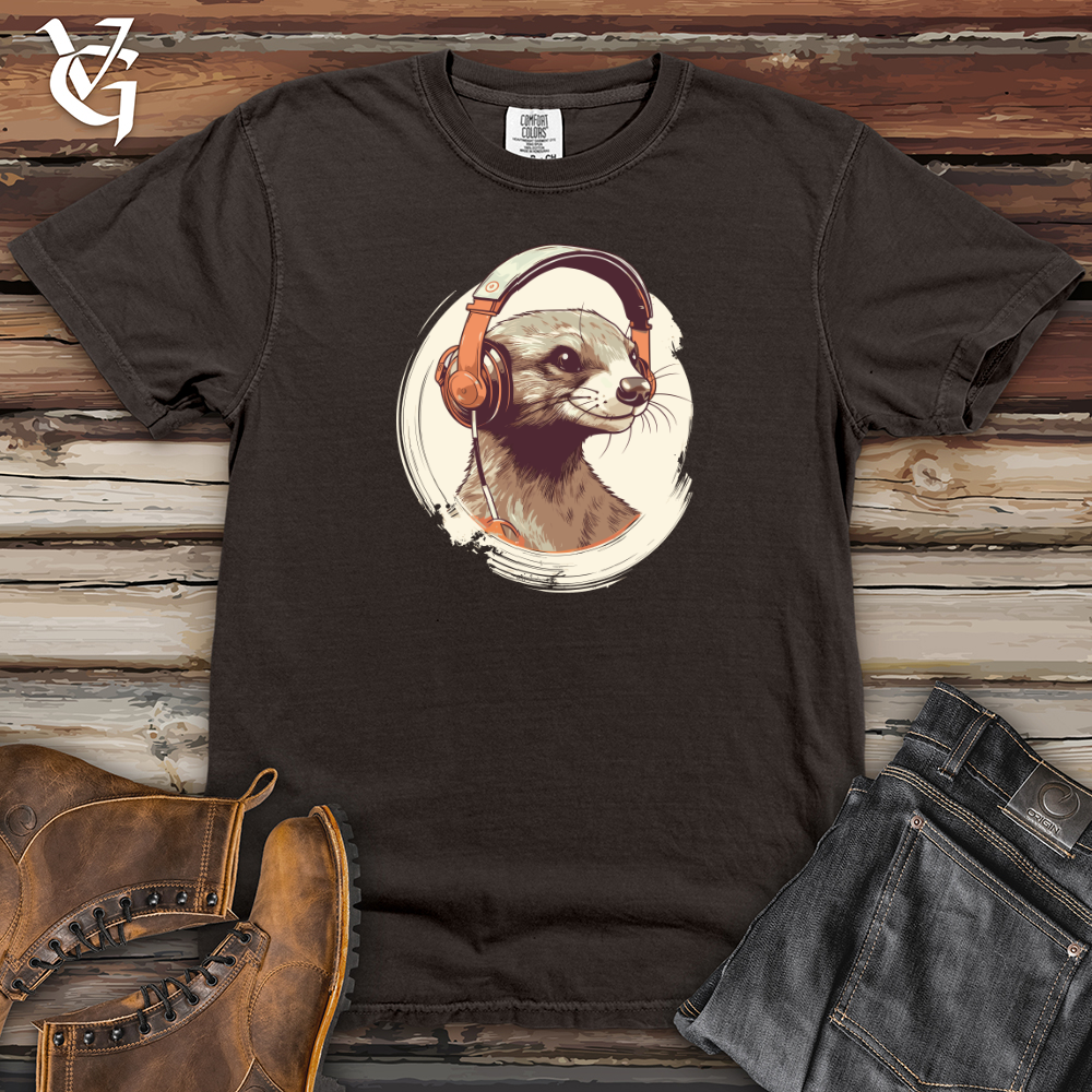 Viking Goods Mongoose Melodies Headphone Beats Heavy Cotton Comfort Colors Tee Pepper / L