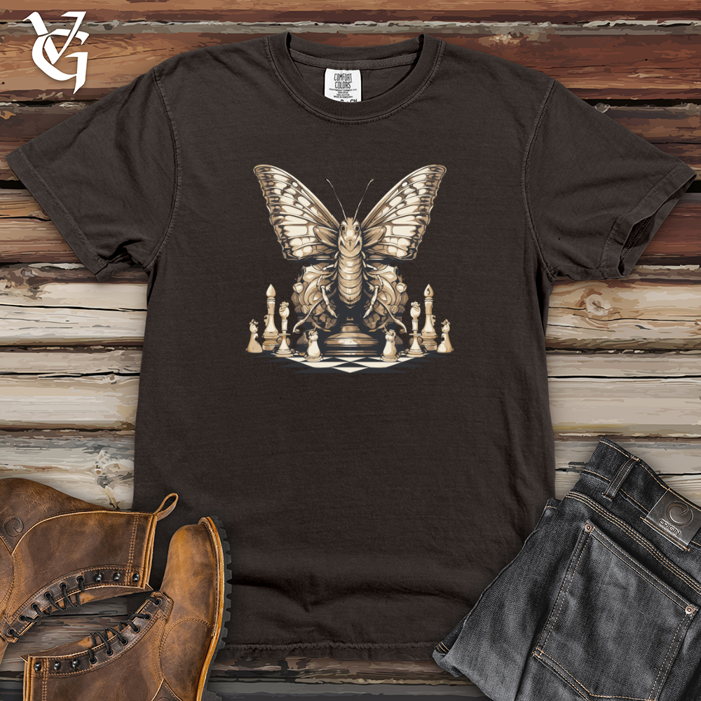 Viking Goods Moth Strategy Flutter Chess Checkmate Heavy Cotton Comfort Colors Tee Pepper / L