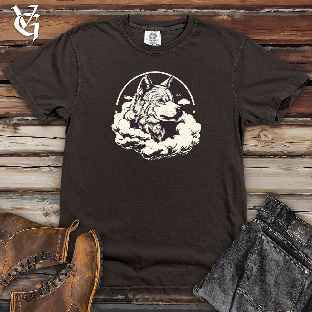 Viking Goods Nebulous Wolf Spirit Heavy Cotton Comfort Colors Tee Pepper / L