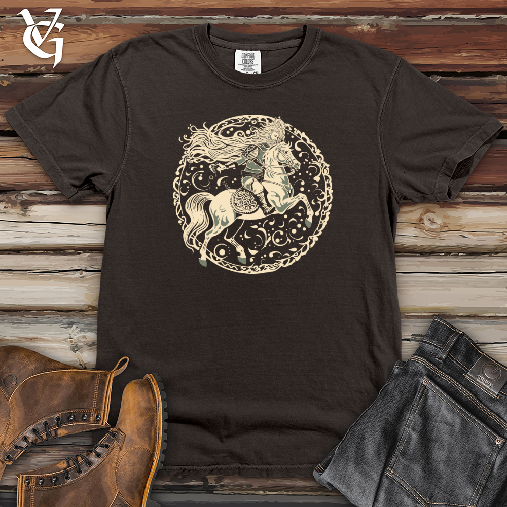 Viking Goods Norse Equestrian Heavy Cotton Comfort Colors Tee Pepper / L