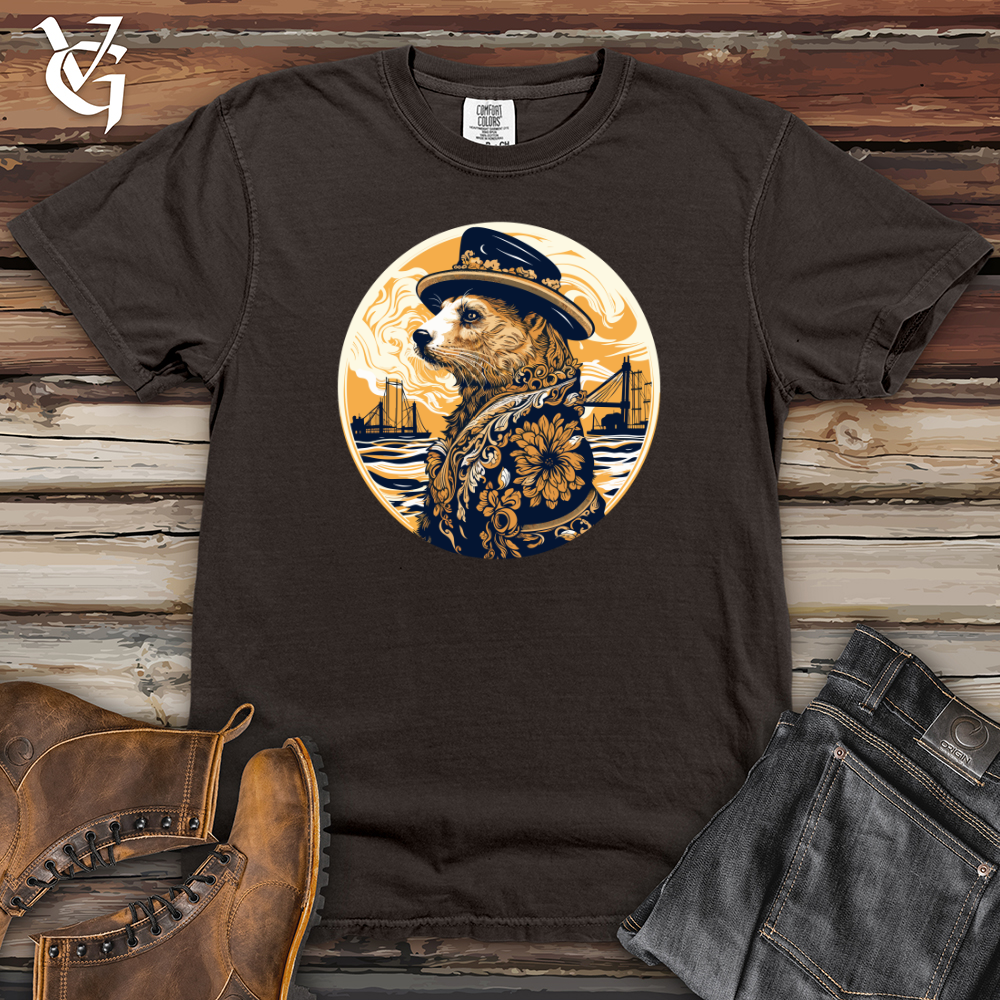 Viking Goods Otter Nautical Elegance Heavy Cotton Comfort Colors Tee Pepper / L