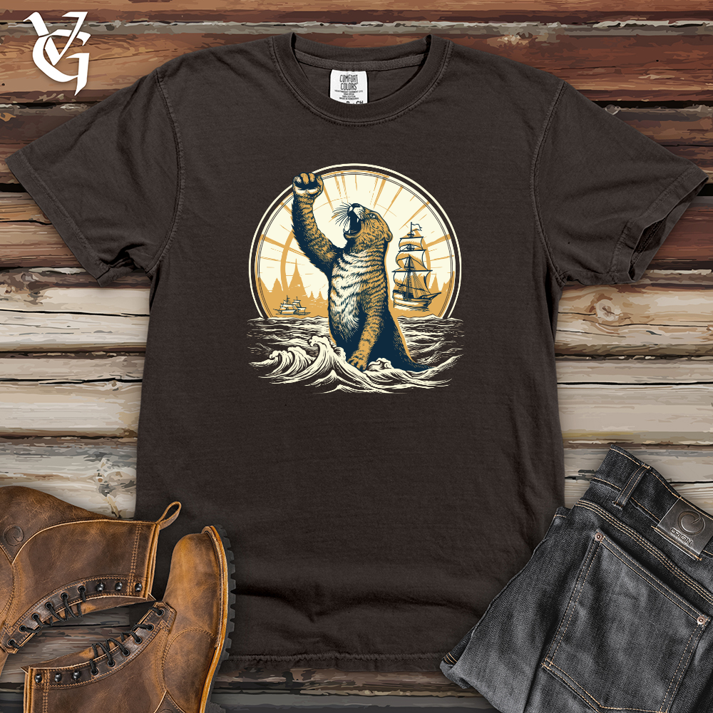 Viking Goods Otter Nautical Triumph Heavy Cotton Comfort Colors Tee Pepper / L