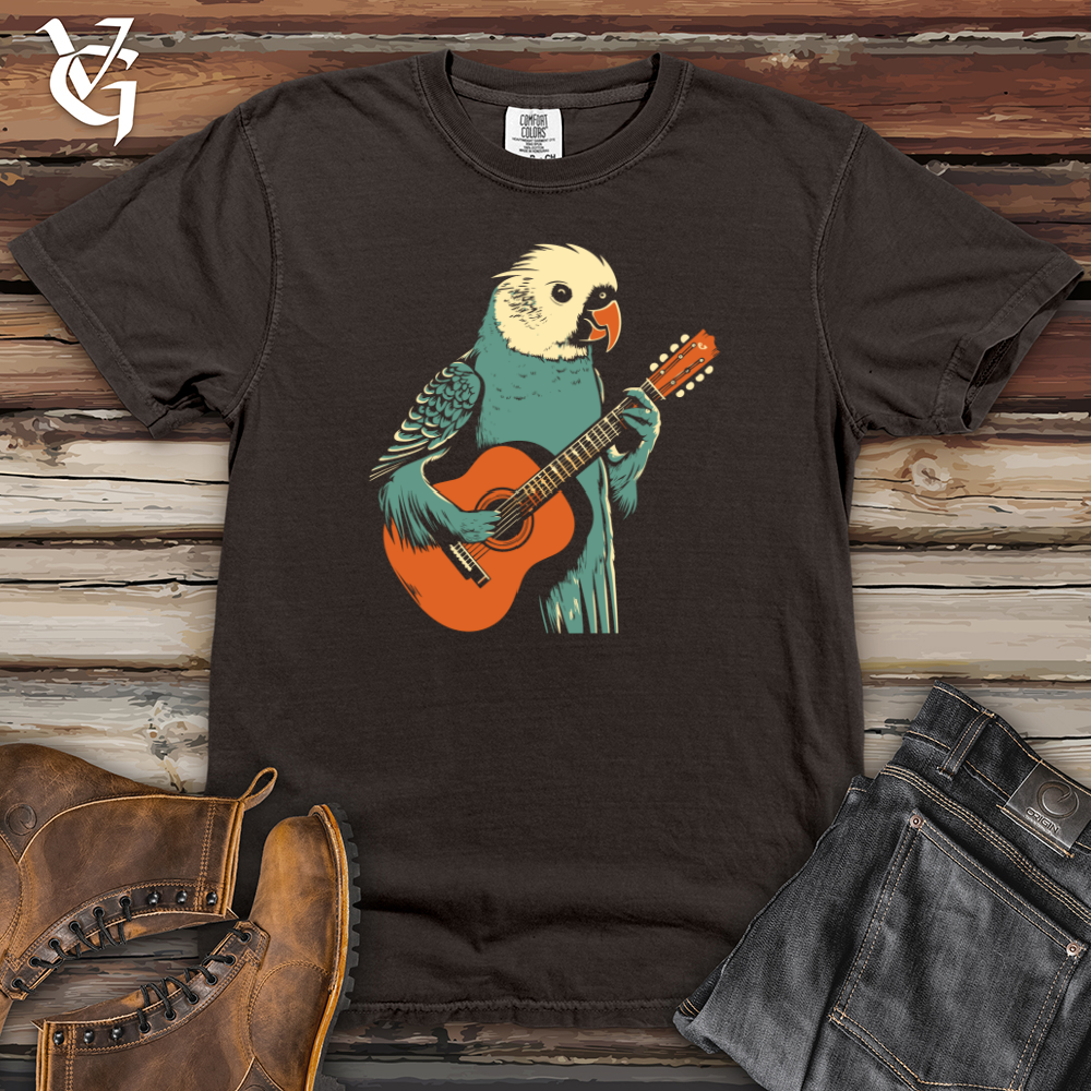 Viking Goods Parrot Acoustic Serenade Heavy Cotton Comfort Colors Tee Pepper / L