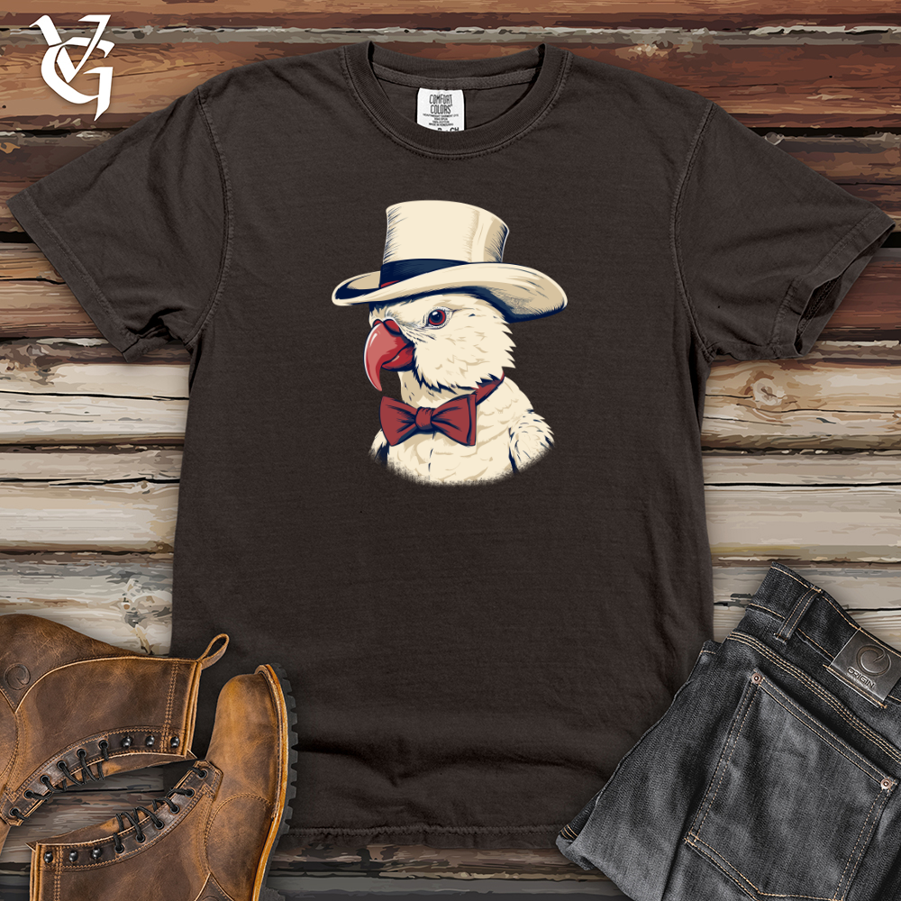 Viking Goods Parrot Gentleman Chic Heavy Cotton Comfort Colors Tee Pepper / L